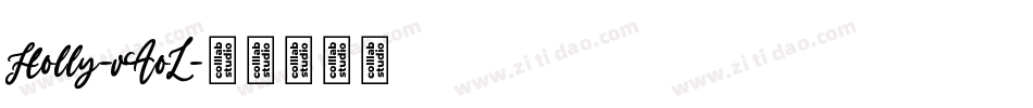 Holly-vAoL字体转换
