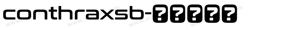 conthraxsb字体转换