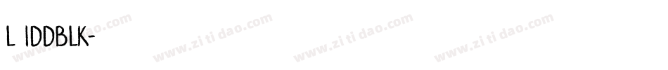 LIDDBLK字体转换