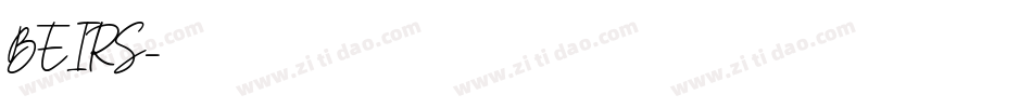 BEIRS字体转换