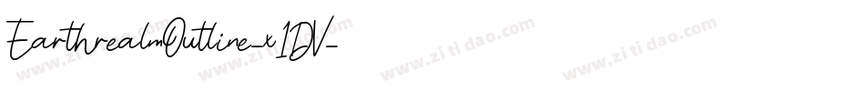 EarthrealmOutline-x1DV字体转换