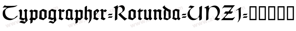 Typographer-Rotunda-UNZ1字体转换