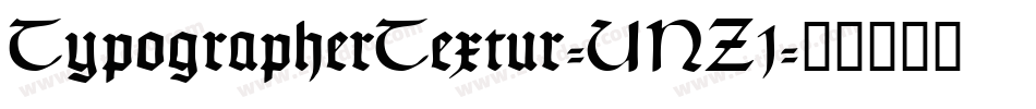 TypographerTextur-UNZ1字体转换