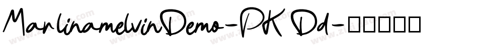 MarlinamelvinDemo-PK3Dd字体转换