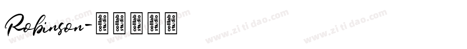 Robinson字体转换