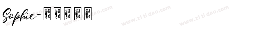 Sophie字体转换