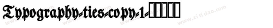 Typography-ties-copy-1字体转换