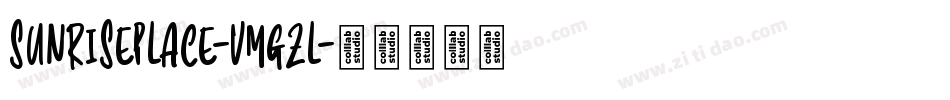 SunrisePlace-vmgZL字体转换