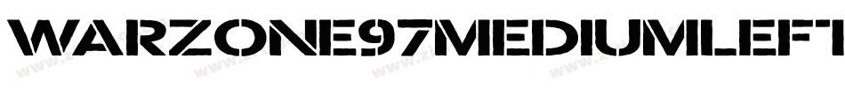 Warzone97MediumLeft-m27V字体转换