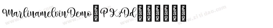 MarlinamelvinDemo-PK3Dd字体转换