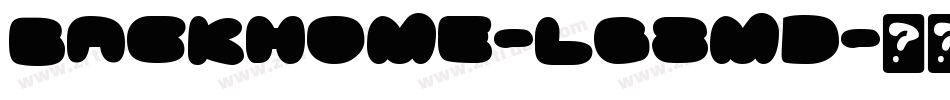 BackHome-lg8Md字体转换