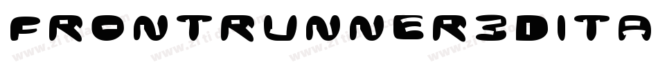 FrontRunner3DItalic-1xrv字体转换