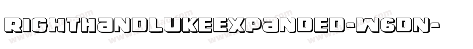 RightHandLukeExpanded-w6dn字体转换