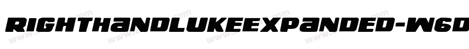 RightHandLukeExpanded-w6dn字体转换