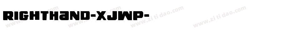 RightHand-XjwP字体转换