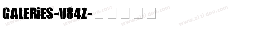 Galeries-V84z字体转换
