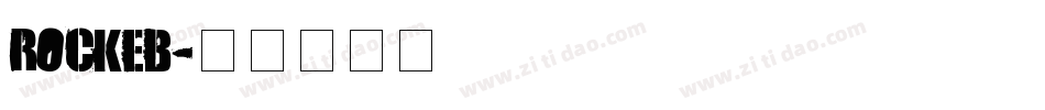 ROCKEB字体转换
