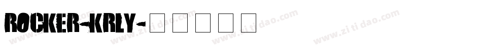 Rocker-KRly字体转换