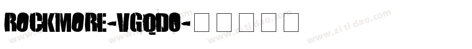 Rockmore-VGqd0字体转换