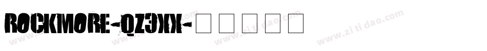 Rockmore-qZ3xx字体转换