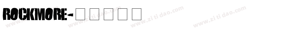 Rockmore字体转换