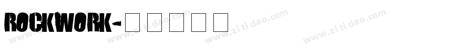 Rockwork字体转换