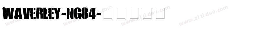 Waverley-ng84字体转换