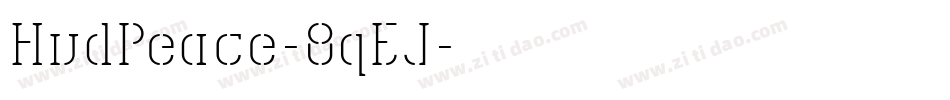HvdPeace-8qEJ字体转换