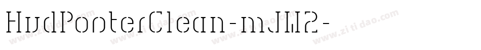 HvdPosterClean-mJW2字体转换