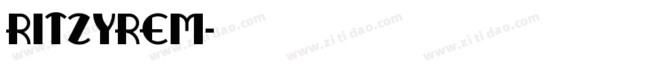 RITZYREM字体转换