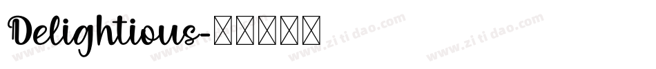 Delightious字体转换