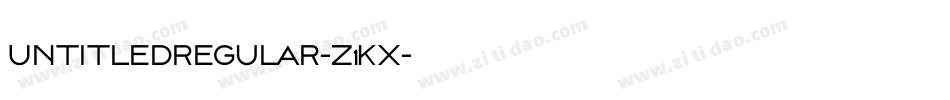Untitledregular-z1KX字体转换