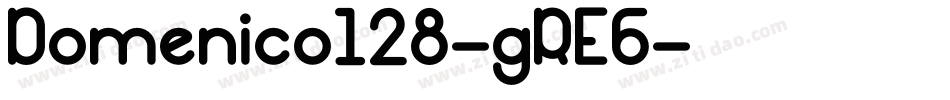 Domenico128-gRE6字体转换
