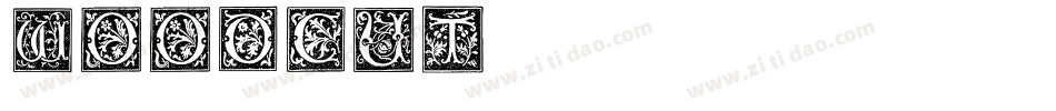Woodcut-1字体转换