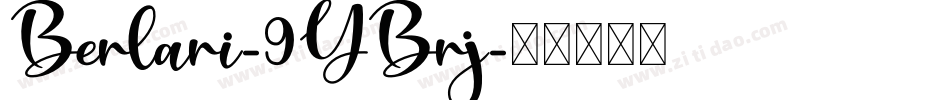 Berlari-9YBrj字体转换