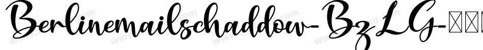 Berlinemailschaddow-BzLG字体转换