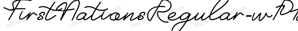 FirstNationsRegular-wPBx字体转换