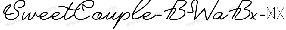 SweetCouple-BWaBx字体转换