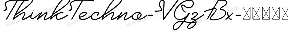 ThinkTechno-VGzBx字体转换