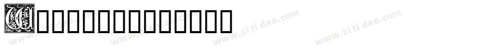Woodcut2字体转换