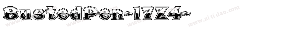 BustedPen-17Z4字体转换