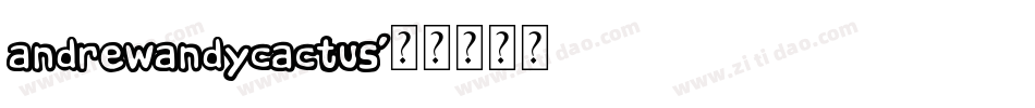 AndrewAndyCactus字体转换