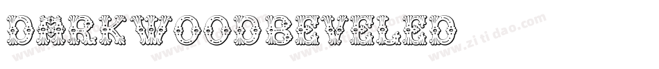 Dark-Wood-Beveled字体转换