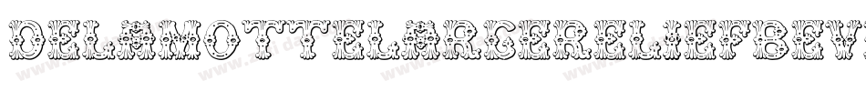 DelamottelargereliefBeveled-MdwJ字体转换