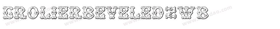 GrolierBeveled-ZW8B字体转换 GrolierBeveled-ZW8B字体转换