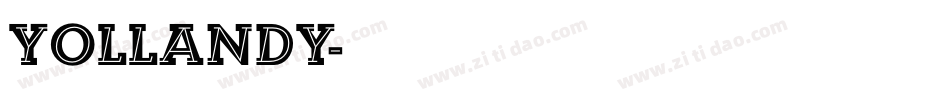 Yollandy字体转换