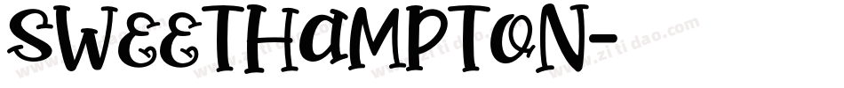 Sweethampton字体转换