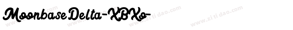 MoonbaseDelta-XBXo字体转换