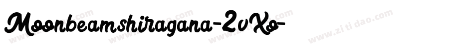 Moonbeamshiragana-2vXo字体转换