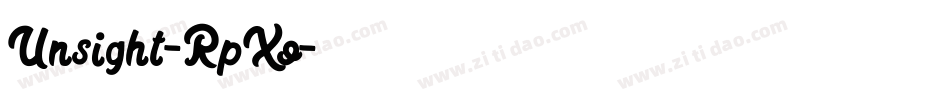 Unsight-RpXo字体转换